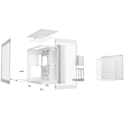 Kućište BE QUIET Light Base 900 DX, E-ATX, bijelo, bez napajanja