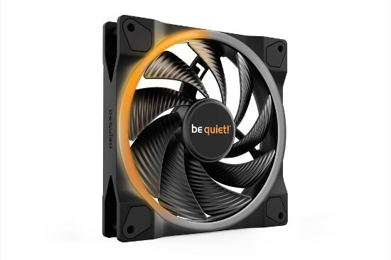Ventilator BE QUIET Light Wings, PWM, RGB, 140mm, 2200 okr/min, crni