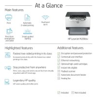 Printer HP LaserJet M209dw 6GW62F, 64MB, WiFi, LAN, USB, BT, bijeli