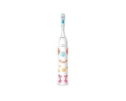 Električna četkica za zube PHILIPS HX3411/01, sonična, smart, dječja, BT, bijela