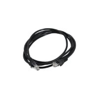 Kabel OCTIO, patch CAT5e, U/UTP, crni, 2m