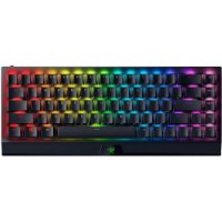 Tipkovnica RAZER BlackWidow V3 Mini HyperSpeed Phantom Edition, bežična, mehanička, Yellow, RGB, US Layout, crna, USB-C