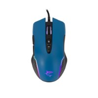 Miš WHITE SHARK Azarah, 6400dpi, optički, žičani, plavi