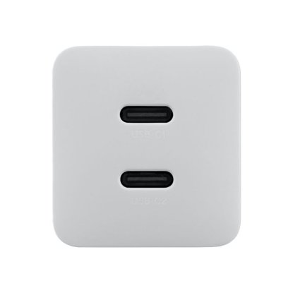 Kućni punjač ASUS AC65-05 GaN, 65W PD, 2xUSB-C, kabel, bijeli