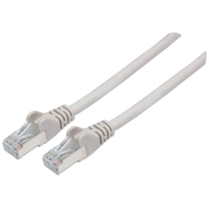 Kabel INTELLINET, patch CAT7, S/FTP, sivi, 0.5m