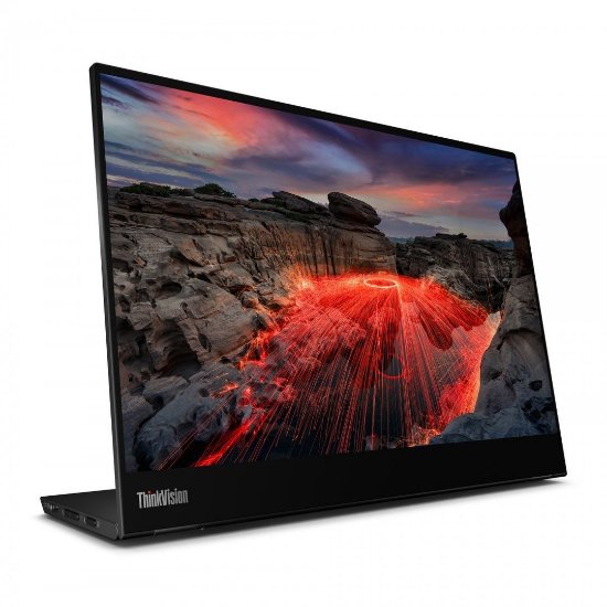 Prijenosni monitor 14" LENOVO ThinkVision M14t Gen 2, 2240x1400, IPS, 60Hz, 8ms, 300cd/m2, crni