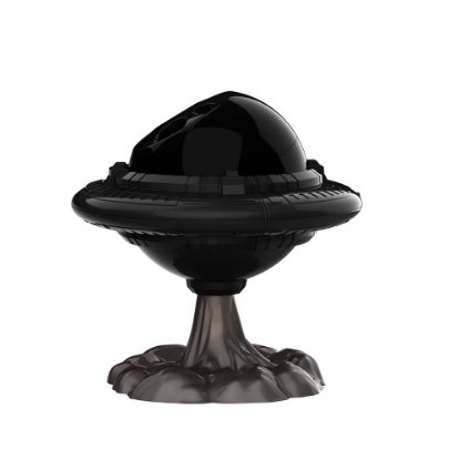 Laserski projektor LONVIS UFO Star Projector, daljinski upravljač, crni