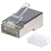 STP konektor INTELLINET CAT6, RJ45, modularni, trostruki zupčasti terminal - 90 komada