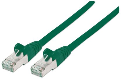 Kabel INTELLINET, patch CAT6a, S/FTP, zeleni, 0.25m