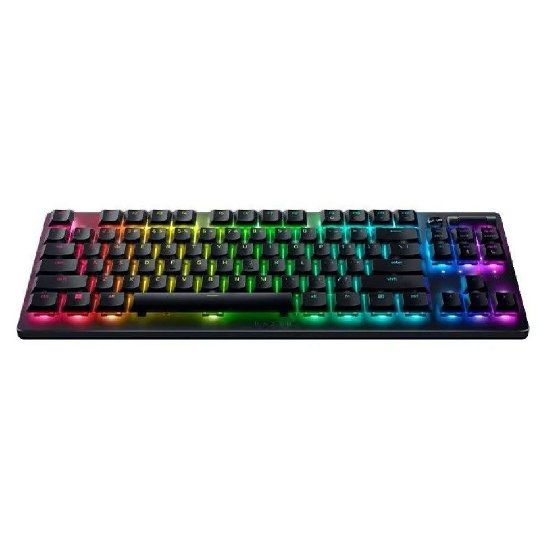 Tipkovnica RAZER Deathstalker V2 Pro Tenkeyless, bežična, mehanička, Red Linear Switch, RGB, US, crna