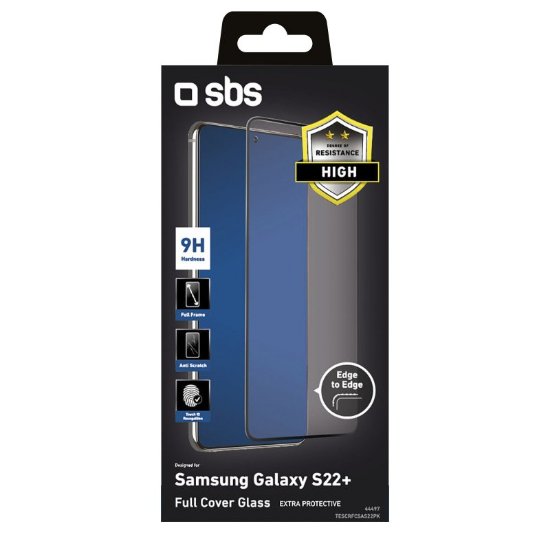 Zaštitno staklo SBS, za Samsung Galaxy S22+/S23+, crno