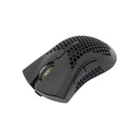 Miš WHITE SHARK Lionel, RGB, optički, bežični, 10000dpi, crni