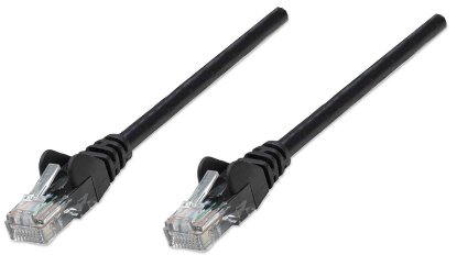Kabel INTELLINET, patch CAT6, U/UTP, crni, 7.5m