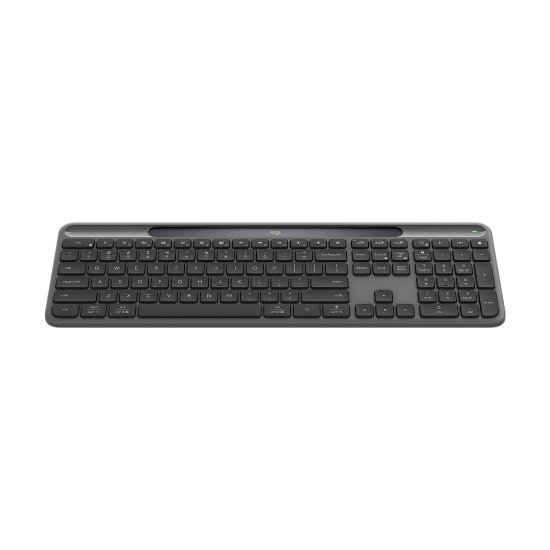 Tipkovnica LOGITECH Signature Slim Solar+, bežična, bluetooth, crna