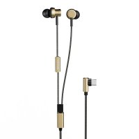 Slušalice HIFUTURE HI5, In-Ear, mikrofon, USB-C, crno-zlatne