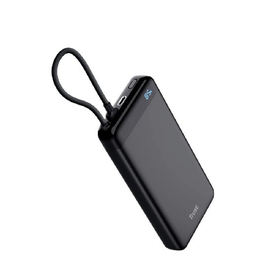 Mobilni USB punjač TRUST Fiera, 20000 mAh, crni
