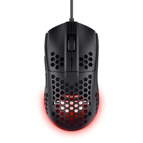 Miš TRUST GXT928 Helox, RGB, optički, 6400dpi, crni