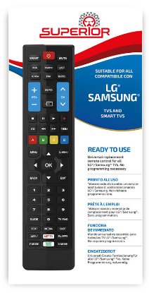 Univerzalni daljinski upravljač SUPERIOR za LG/SAMSUNG SMART TV