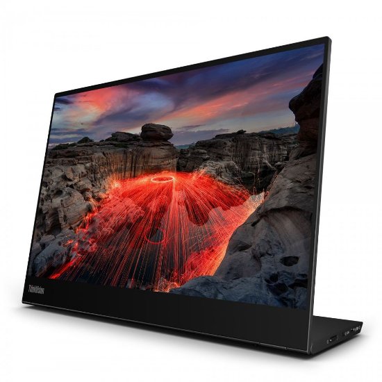 Prijenosni monitor 14" LENOVO ThinkVision M14t Gen 2, 2240x1400, IPS, 60Hz, 8ms, 300cd/m2, crni