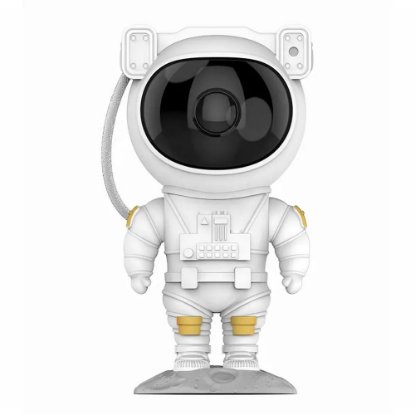 Laserski projektor LONVIS Astronaut, 9 vrsta projekcija, daljinski upravljač, bijeli