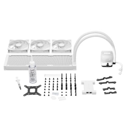 Vodeno hlađenje BE QUIET Light Loop 360mm, ARGB, CPU hlađenje, za Intel i AMD, bijelo