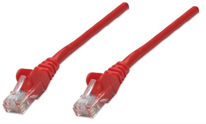 Kabel INTELLINET, patch CAT6, U/UTP, crveni, 7.5m