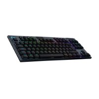 Tipkovnica LOGITECH Gaming G915 X TKL Lightspeed Linear, RGB, mehanička, bežična, US Layout, crna