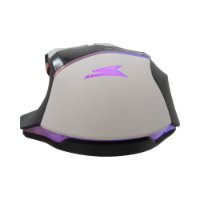 Miš BARACUDA BGM-042 Manta, RGB, optički, 12800dpi, bijeli