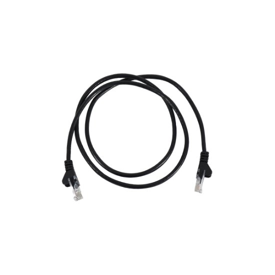 Kabel OCTIO, patch CAT6, U/UTP, crni, 1m