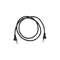 Kabel OCTIO, patch CAT5e, U/UTP, crni, 1m