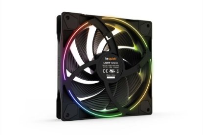Ventilator BE QUIET Light Wings, PWM, RGB, 140mm, 2200 okr/min, crni