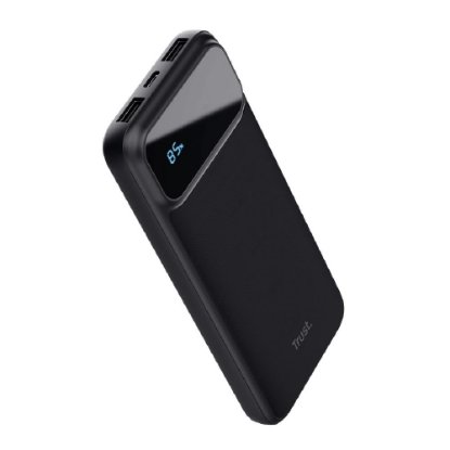 Mobilni USB punjač TRUST Avala, 10000 mAh, PD, crni