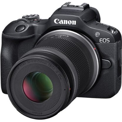 Digitalni fotoaparat CANON EOS R100 18-45 + 55-120, 25.8 Mpx, UHD 4K, crni