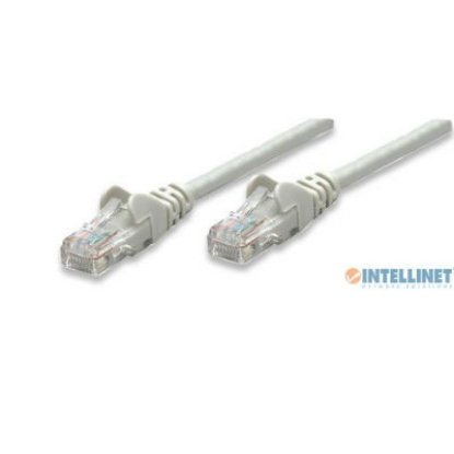 Kabel INTELLINET, patch CAT5e, U/UTP, sivi, 10m