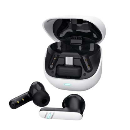 Slušalice TRUST GXT 409 Oxxie, in-ear, bežične, crno-bijele