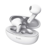 Slušalice TRUST Yavi, in-ear, ENC, bežične, bijele