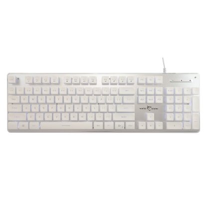 Tipkovnica WHITE SHARK GK-003241 Tachi, membranska, US Layout, USB, bijela