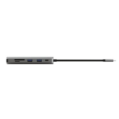 Docking station TRUST Dalyx, 7 u 1, USB-C na 2x USB 3.1, USB-C, HDMI, G-LAN, Card Reader, za laptop