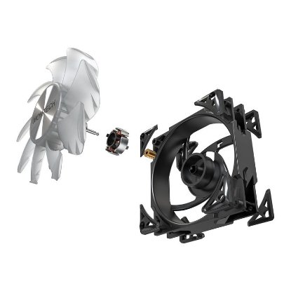 Ventilator MONTECH Metal Pro 12 ARGB, PWM, 120mm, 2200 okr/min, RGB, crni