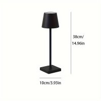 LED lampa Modern Nordic LED Touch, baterija, siva