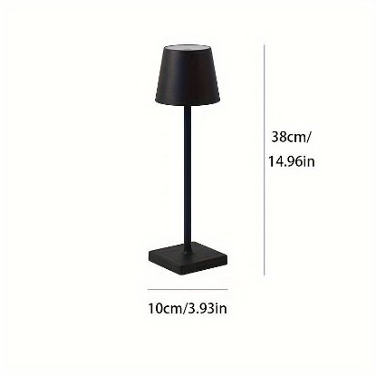 LED lampa Modern Nordic LED Touch, baterija, siva