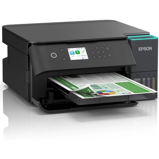 Multifunkcijski printer EPSON EcoTank L6360, printer/scanner/copy, 4800 x 1200, USB, LAN, WiFi, crni