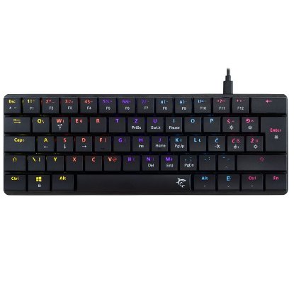 Tipkovnica WHITE SHARK GK-006112 Nagamaki, RGB, crveni switch, mehanička, UK/HR, USB, crna