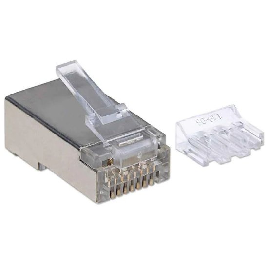 STP konektor INTELLINET CAT6A, RJ45, trostruki zupčasti terminal - 90 komada