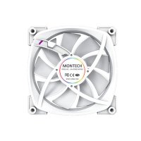 Ventilator MONTECH AX120 PWM, 120mm, 1600 okr/min, RGB, bijeli