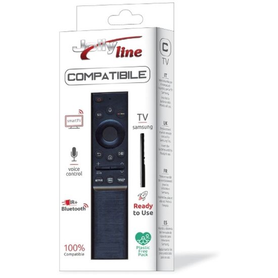 Univerzalni daljinski upravljač JOLLY LINE JL1505/2 za Samsung TV, IR + BT, glasovna kontrola