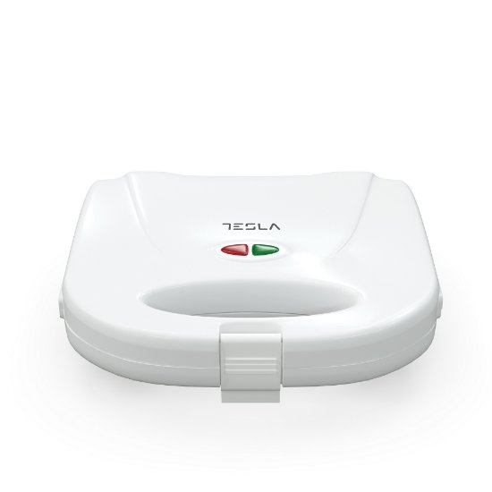 Toster TESLA SM100W, preklopni, za sendviče, 750 W, 205 C, bijeli