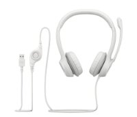 Slušalice LOGITECH H390, USB, bijele