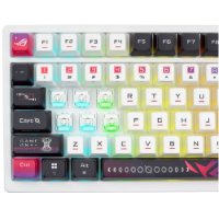 Tipkovnica ASUS ROG Azoth X, RGB, mehanička, ROG NX switch, bežična, US Layout, crno-bijela, USB