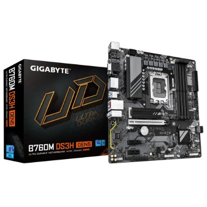 Matična ploča GIGABYTE B760M DS3H GEN5, Intel B760, DDR5, mATX, s. 1700